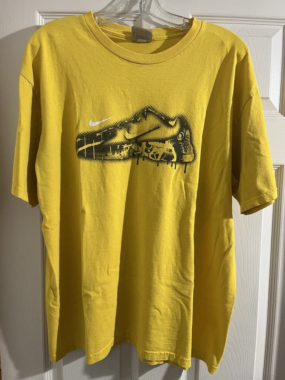 Nike Y2K Gray Label Shirt Sz L Yellow Basketball Shoes Kobe